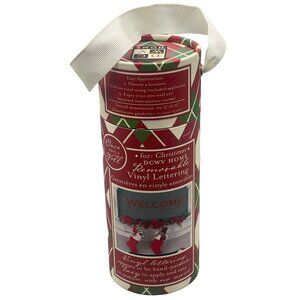 dcwv home welcome the season of wonder vinyl lettering decor Christmas READ used